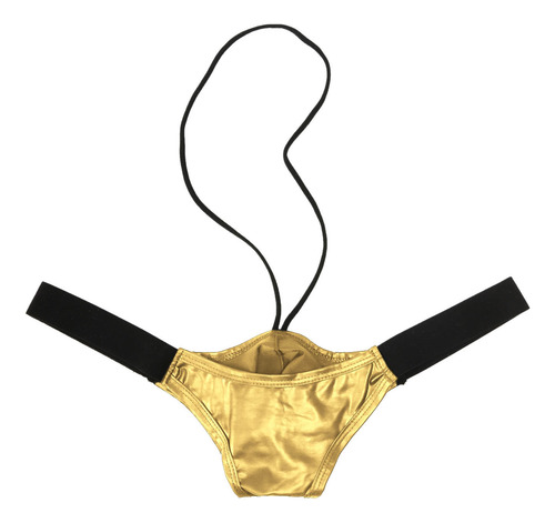 Ropa Interior Hollow String Para Hombre, De Charol Macizo, D