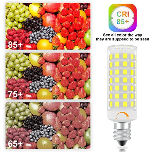 Bombilla Led Regulable Dumiloo E11, 7 W, 6000 K, Base T4, Pa