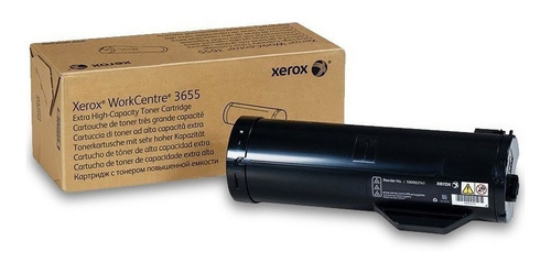 Toner Alta Capacidad Xerox Workcentre 3655 106r02741 Origin. Color De La Tinta Negro