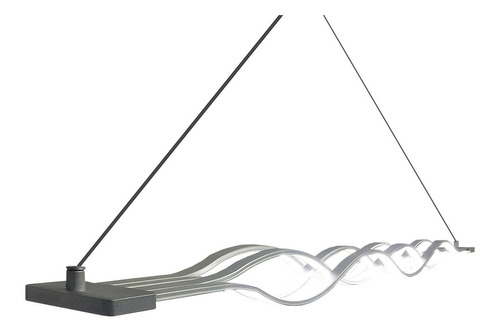 Lampara Colgante Led Wave Doble Diseño Minimalista Moderno
