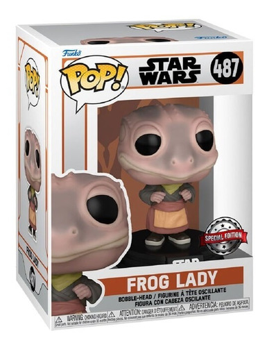 Imagen 1 de 4 de Pop! Star Wars: The Mandalorian - Frog Lady (50530) 487