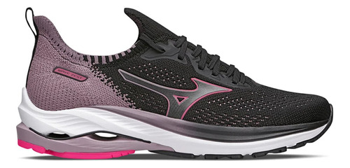 Tênis Feminino Mizuno Wave Zest Preto/rosa