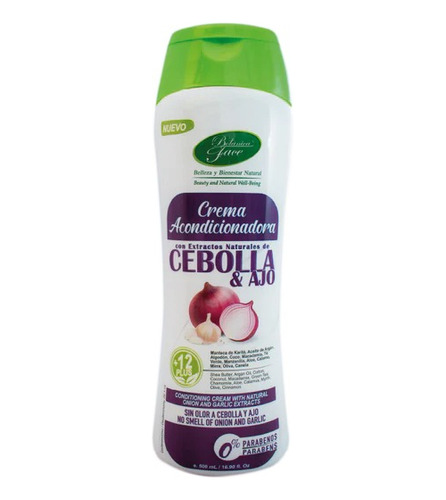 Crema Acondicion Cebolla + Ajo - mL a $40