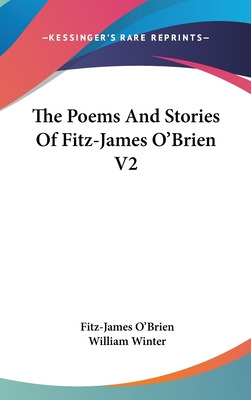 Libro The Poems And Stories Of Fitz-james O'brien V2 - O'...