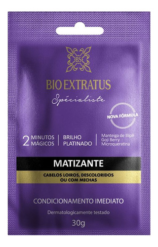 Ampola Matizante Condicionamento Imediato 30g Bio Extratus