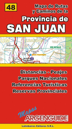 Mapa De San Juan Provincia Argenguide