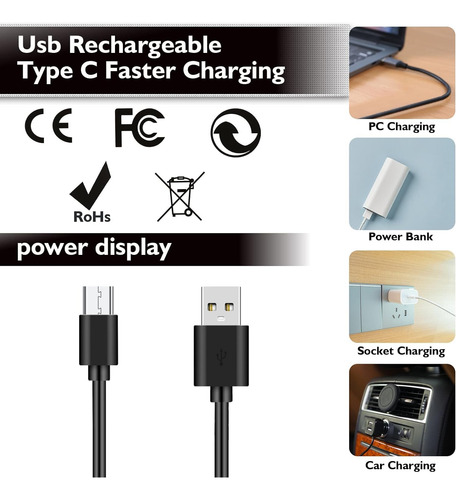 Encendedor De Arco Recargable Usb, Resistente Al Viento Y Co