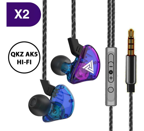 Audífonos Alambricos Microfono In-ear Deportivos Hi-fi Ck