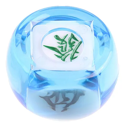 2 Juego De Dados Chinos De Colección Para Eventos Azul