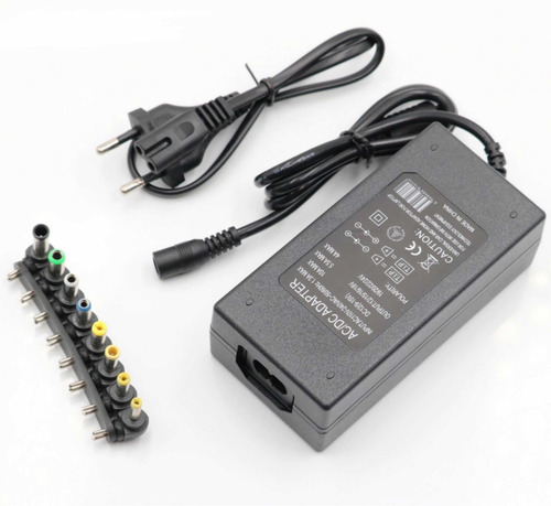 Imagen 2 de 4 de Cargador Universal 8 Puertos Para Notebook - Camaras Laptop