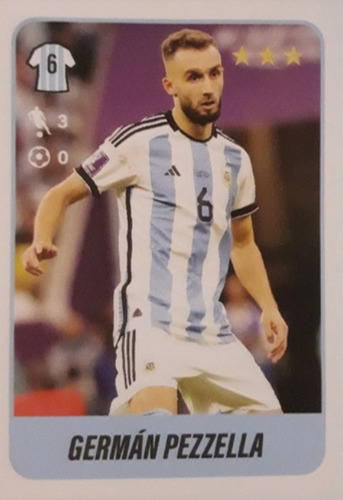 Figuritas Fútbol Argentino 2023 Germán Pezzella #494 