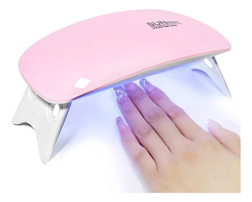 Lampara Uv Secador De Uñas Cabina Horno Sunuv Mini2 6w