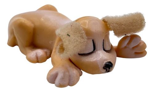 Figura De Perro Perrito Cachorro Orejon Mascota De Barbie (Usado)