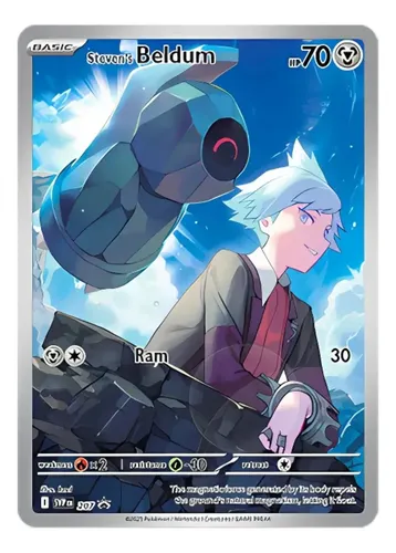 Deck Pokémon Batalha De Rivais - Steven Idioma Português Copag