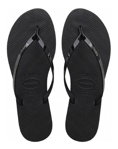 Ojotas Mujer Havaianas Original | You Metallic Fc | Negro