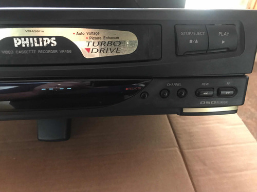 Video Cassete Philips Vr456 Com Defeito (Usado)