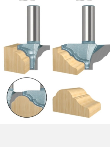 Broca Para Router, Puerta ,ventana,pasamanos,marco Vást 1/2