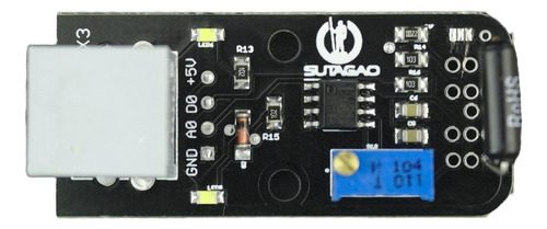 Módulo Sensor Vibración Sw-200d Con Conector Rj12 - Sutagao