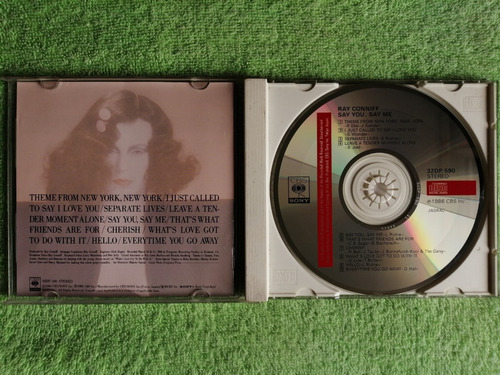 Eam Cd Ray Conniff Say You, Say Me 1986 Cbs Edicion Japonesa