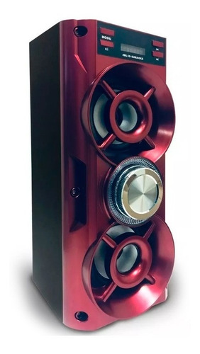 Parlante Karaoke Bluetooth Usb + Luz + Sd + Microfono