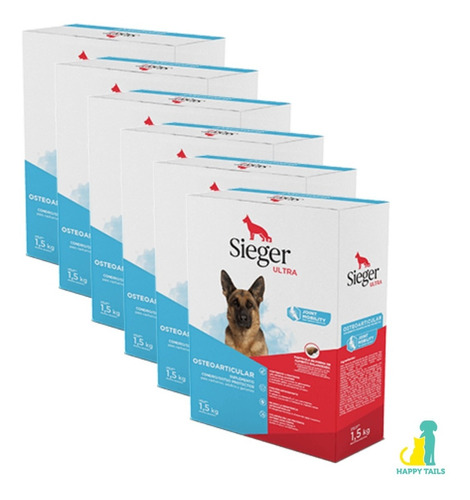 Sieger Ultra Osteoarticular 6 X 1,5 Kg (9kg) - Happy Tails