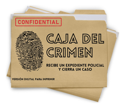 Juego De Detective - Caja Del Crimen - Caso Tinta - Digital