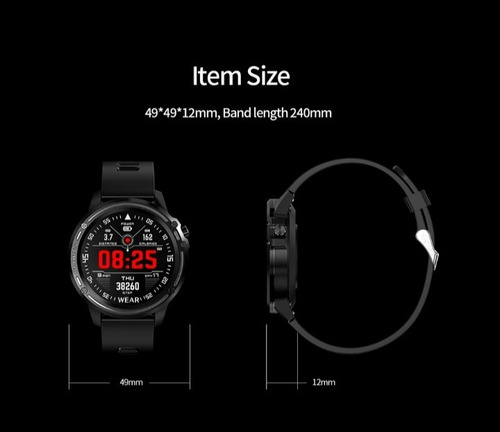 Relógio Inteligente L8 Touch Smartwatch Bluetooth P D'água