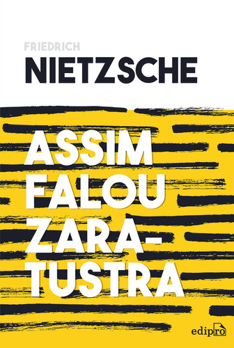 Livro Assim Falou Zaratustra, De Friedrich Nietzsche. Editora Edipro Em Português