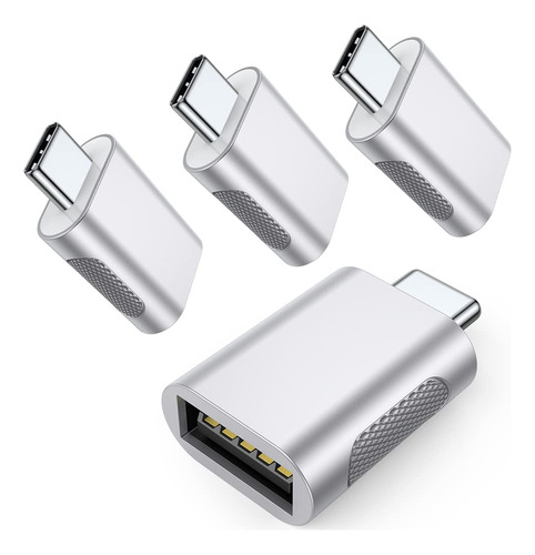 Auvipal Adaptador Usb C A Usb 3.1 De 10 Gbps (paquete De 4).