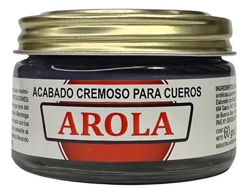 comprar Crema Arola Violeta Cera Pomada Cuero  Lata 60 Cc