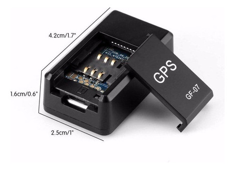 Mini Rastreador Gps Localizador De Voz Gms/gprs Tracker Gf07
