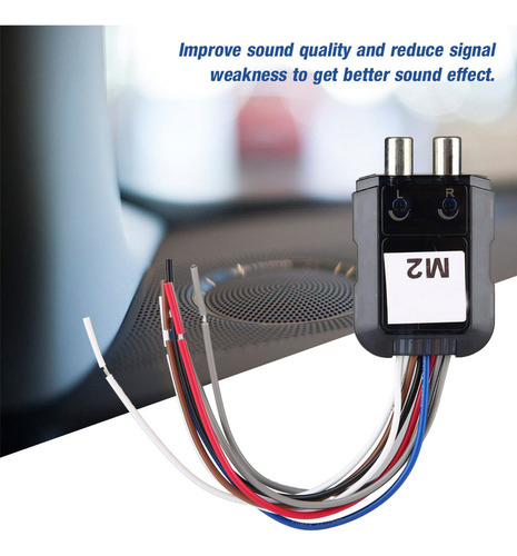 Subwoofer De Coche De 2 Canales Para Convertidor De Audio Es