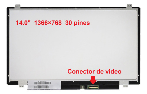 Pantalla 14.0 Slim 30 P Lp140wh2(tp)(s1) (tp)(sh) (tp)(t1)