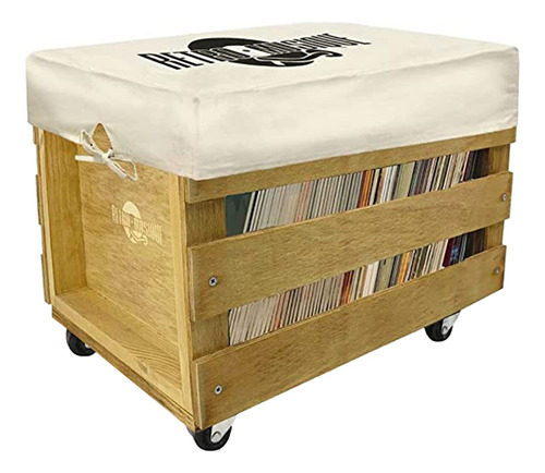 Caja Para 100 Discos De Vinilo 12'' Retro Musique Kxrm32 - S