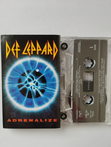 Caset,casette,tape Def Leppard-adrenalize Hard Rock Y Metal.