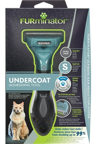 Imagen 6 de 8 de Cepillo Furminator Pelo Largo Small Gato Pequeño