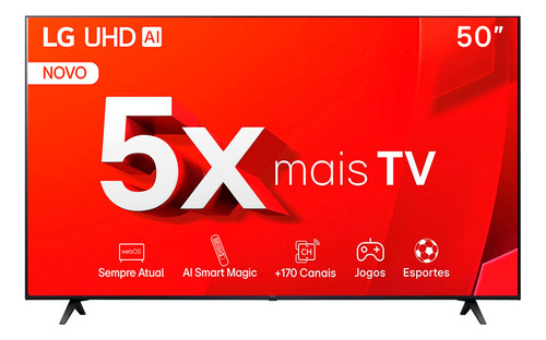Smart Tv LG 50 4k Uhd Hdr Thinq Ai Pro Wi-fi Bluetooth Alexa Apple Airplay - 50tu801c0sa