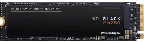 Disco sólido SSD interno Western Digital WD Black SN750 WDS250G3X0C 250GB negro