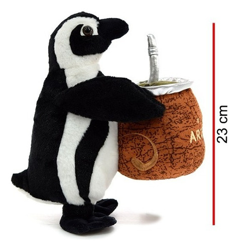 Peluche Pingüino Con Mate Ideal Regalo