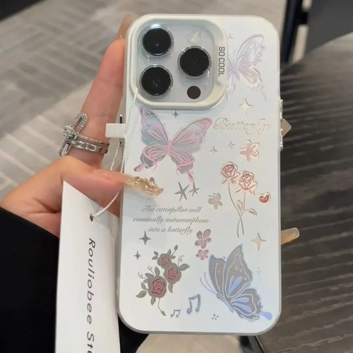 Funda Apple Xr - Butterfly Energy Shell Para iPhone 15 Pro Max