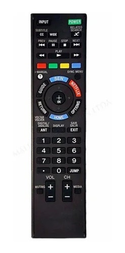 Control Remoto Lcd Smart Tv Universal Sony Alternativo