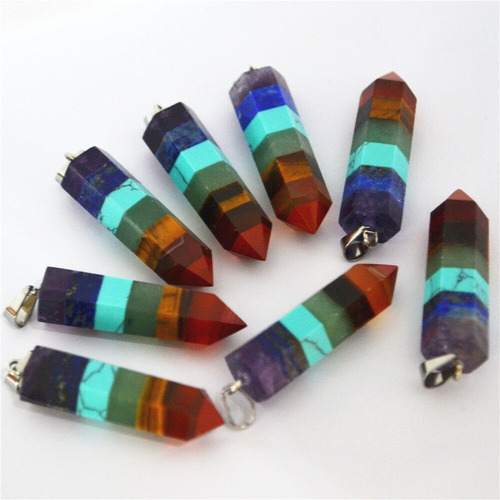 Collar Cuarzo 7 Chakras Dayoshop