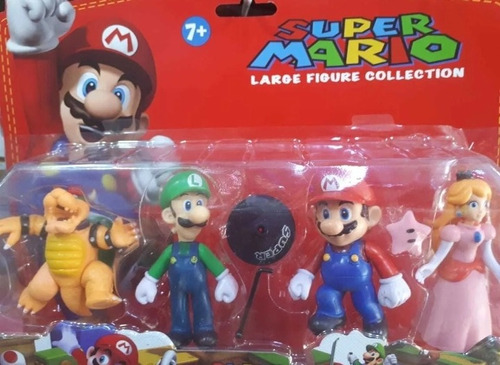 Muñecos Super Mario - Set X 4 Personajes