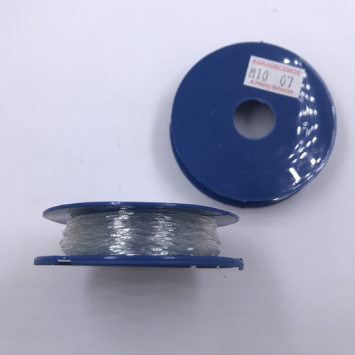 Rolo De Fio De Silicone 7mm Flexível E Resistente 10 Metros