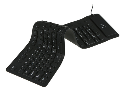 Teclado Usb De Silicona Ible Para Computadora Portátil O De