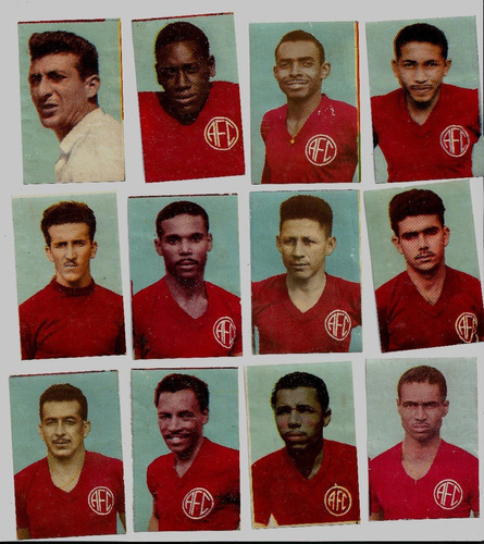 Time America ( Rj ) De 1956 ,album Idolos Futebol Brasileiro