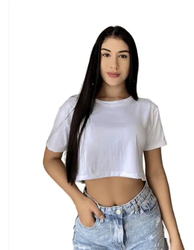 Blusa Corta Crop Top Tiras Moda Juvenil Mujer Envío Gratis