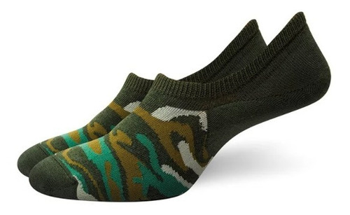 Pack X 6 Pares Medias Elemento Invisibles Hombre Estampadas