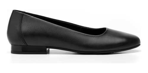 Flats Ballerina Confort  Mujer Negro Piel Flexi 119901 Gnv®