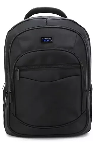 Mochila Viaje Negra Portanotebook Universitaria Grande Brw Color Negro  MC0530